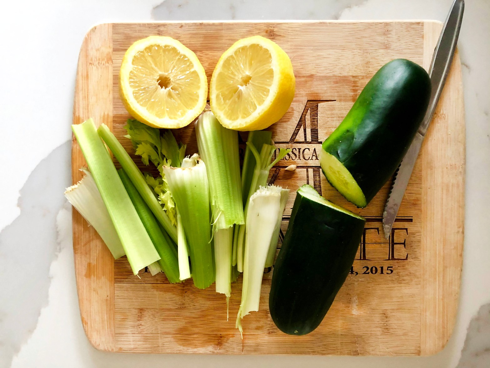 green juice lemon celery cucumber
